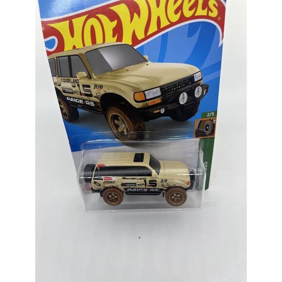 Toyota Land Cruiser 80 91/250 Hot Wheels 2022 HCT64 HW Mud Studs 2/5 Ships Now - Picture 2 of 5